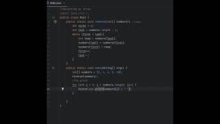Reverse an Array in Java: Simple Steps for Efficient Coding! |Easy Coding| Java #javacode #reversing
