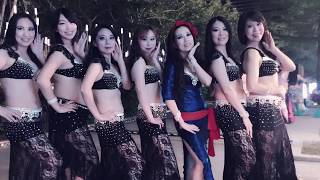 bellydance performance Taiwan台中蝶舞舞蹈中心2016年市府聖誕「鼓舞」肚皮舞表演