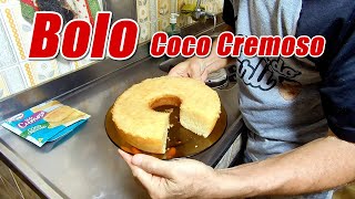 Viúvo na Cozinha - Bolo de coco cremoso