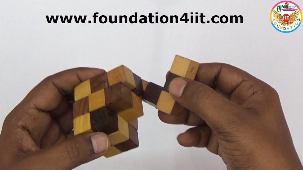 Wooden Magic Cube Puzzle Solution