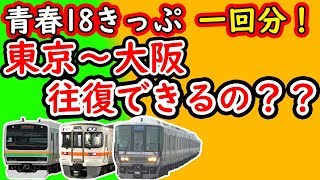 “青春18きっぷ一回分“で東京～大阪を往復する？！