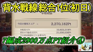 【クリプト】タマモノマエ背水戦線､総合2900万越え編成紹介【パーティ4】