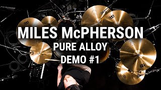 Meinl Cymbals - Miles McPherson - Pure Alloy Demo #1