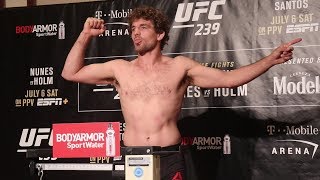 Ben Askren: "It's Hard to Flex When You Ain't Got Muscles" | UFC 239 Official Weigh-Ins