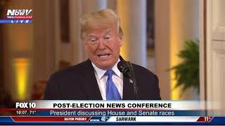 PRESIDENT TRUMP TAKES ON THE MEDIA:  News Conference 11/7/18