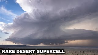 RARE DESERT SUPERCELL - Incredible Storm Chase!