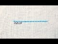 How to Back Stitch