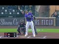 504 feet homer?!?!? CJ Cron LAUNCHES this ball into orbit!!