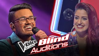 Hirusha Pathum | Ha Mal Pipenne (හා මල් පිපෙන්නේ) | Blind Auditions | The Voice Sri Lanka