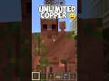 Titan Copper Golem 😳 #nomods #minecraft #shorts