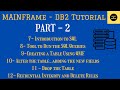 Mainframe DB2 Tutorial - Part 2 ( Refresher )