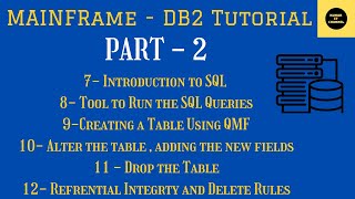 Mainframe DB2 Tutorial - Part 2 ( Refresher )