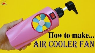 How to make Air Cooler Fan with DC Motor at home