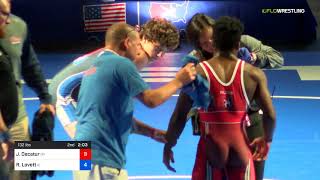 2018 USMC-USAW Cadet \u0026 Junior FS Nationals/Junior 132 Finals - Jordan Decatur (OH) Vs. Ridge Lovet