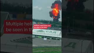 Explosion at Russian oil depot