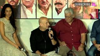 Mallika Sherawat | Om Puri | Anupam Kher at the trailer launch of Dirty Politics | Part 4