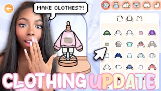 CLOTHING MAKER UPDATE! (500+ ITEMS) 👚 | with voice 📢 | Toca Life World