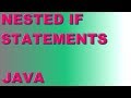 Nested if Statements (Java)