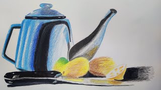 How to draw still life with pencil colour#drawingtutorial