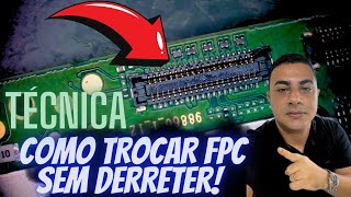 (MOTO G8 PLAY SEM IMAGEM) TÉCNICA PARA TROCAR CONECTOR FPC SEM DANIFICAR.