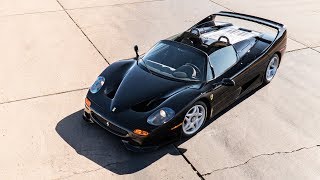 Black Ferrari F50 in the Arizona Desert