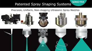 Sono-Tek ultrasonic spray shaping systems