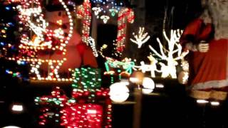 Extravagant Christmas Light Display.AVI