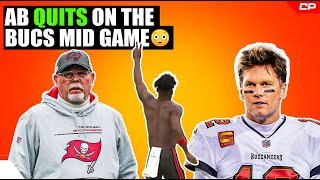 Antonio Brown QUITS On The Buccaneers Mid Game 😳 | Highlight #Shorts