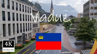Liechtenstein - Vaduz | Walking through the Capital of Liechtenstein (4K UHD) - with Real Sound