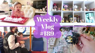 Weekly Vlog #189 - Making Snow With Alice, Party DIY's \u0026 Re-organising My Disney Shelves