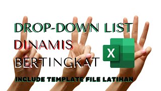 Cara cepat membuat drop-down list bertingkat dinamis dengan banyak data dengan fungsi #TOROW