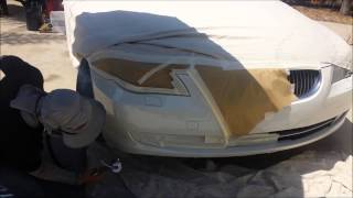 Spraying a BMW with TP2000 4-1-15