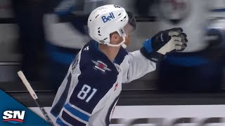 Jets' Mark Scheifele Finds Kyle Connor For Slick Goal vs. Sharks