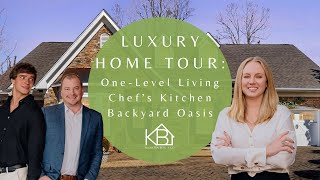One-Level Luxury | Simpsonville SC | Backyard Oasis | Chef's Dream Kitchen