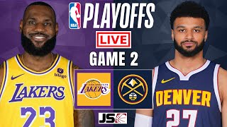Lakers vs Nuggets Game 2 | NBA Playoffs Live Scoreboard