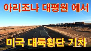 [캐나다 Trucker][Vlog #331] 끝없이 펼쳐진 아리조나 대평원 !!! (feat  김치, 무시 꽁치찌개)