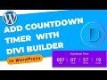 How to Add Countdown Timer in Blog With Divi Builder in WordPress | Divi Page Builder Tutorial 2022
