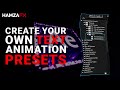 Learn to create your own Text Animation Presets in After Effects || Adobe After Effects Tutorial