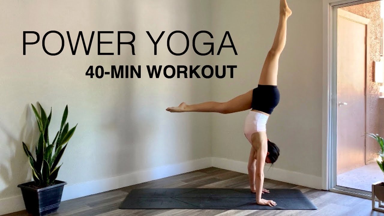 40 Minute Power Vinyasa Yoga Class - YouTube