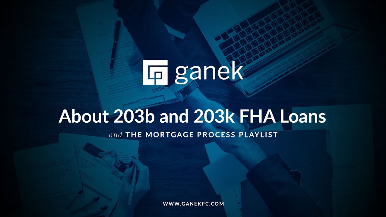 About 203b And 203k FHA Loans - YouTube