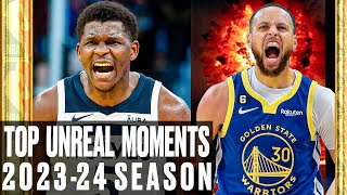 1 HOUR of the Top UNREAL Moments of the 2023-24 NBA Regular Season 🔥