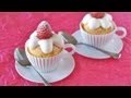 Teacup Shortcakes (Valentine's Day Cupcakes) ティーカップ ショートケーキ - OCHIKERON - CREATE EAT HAPPY