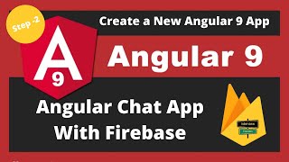Angular chat using firebase | create angular 9 app
