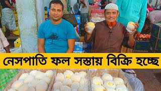 ২০০ টাকা কেজি থেকে ১৪০ টাকায় নেমে গেছে নাশপাতি ফল আম জাম কাঁঠাল এর কারনে এই ফলটা এখন কম চলতেছে।