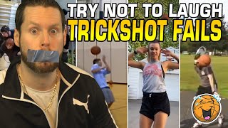 Try not to Laugh: Basketball Trick Shot Fails