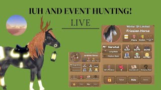 IUH HUNTING IN WILD HORSE ISLANDS!!! 🚨first livestream🚨