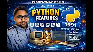 👉Lecture-3 | Python Features Explained | Top Features of Python in Hindi | Python Tutorial