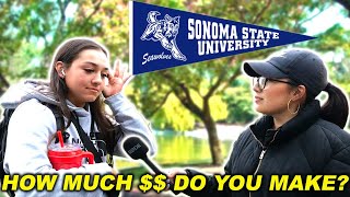 Asking SSU Students What Their Side Hustle Is (Sonoma State University)