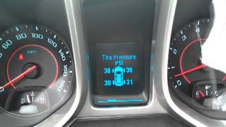 Chevy Camaro DIC, Vehicle Info Menu & Speed Warning