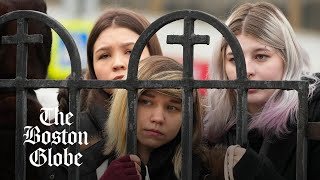 Thousands attend funeral of Russian opposition leader Alexei Navalny in Moscow Friday